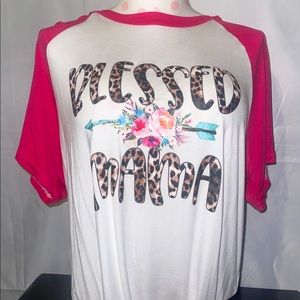 BLESSED MAMA XL & MEDIUM SHIRT 👚💖✨